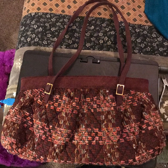 Vera Bradley Handbags - Retired Vera Bradley Annie Tweed small bag NWOT